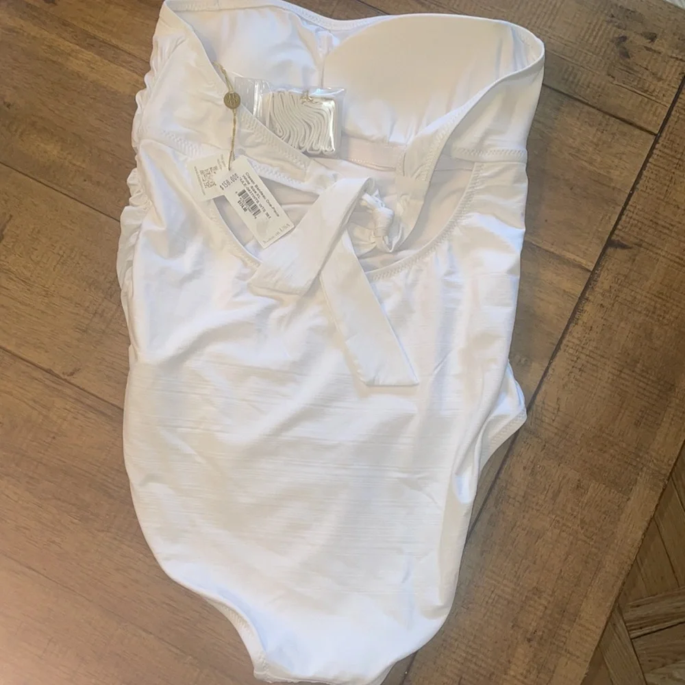 Helen Jon White 1 pc Elegant Swimsuit NWT sz XL - Picture 6 of 10